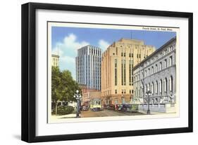 Fourth Street, St. Paul, Minnesota-null-Framed Art Print