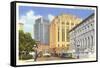 Fourth Street, St. Paul, Minnesota-null-Framed Stretched Canvas