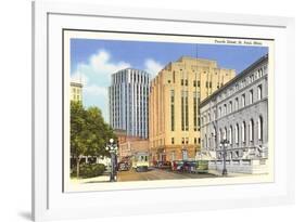 Fourth Street, St. Paul, Minnesota-null-Framed Premium Giclee Print