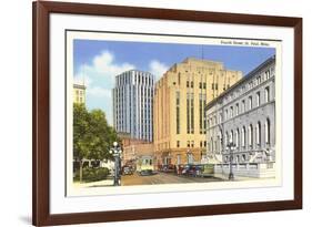 Fourth Street, St. Paul, Minnesota-null-Framed Premium Giclee Print