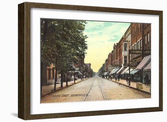 Fourth Street, Steubenville-null-Framed Art Print