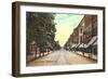 Fourth Street, Steubenville-null-Framed Art Print