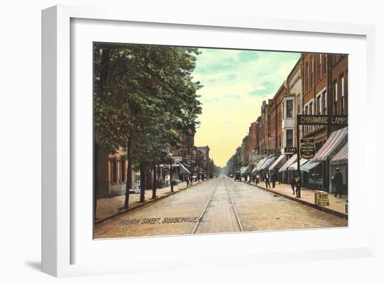 Fourth Street, Steubenville-null-Framed Art Print