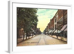 Fourth Street, Steubenville-null-Framed Art Print