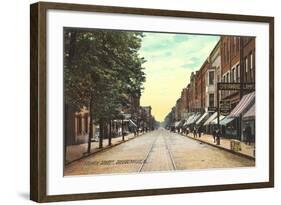 Fourth Street, Steubenville-null-Framed Art Print