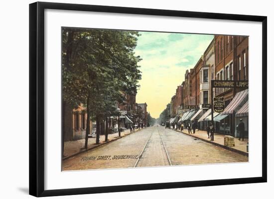 Fourth Street, Steubenville-null-Framed Art Print