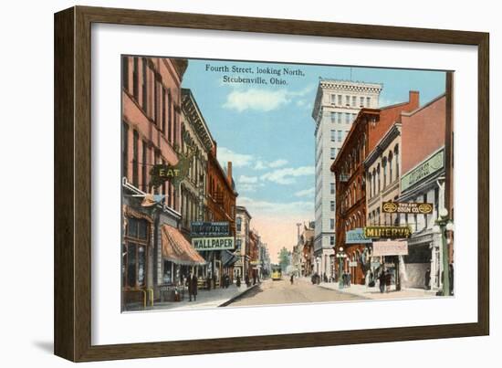 Fourth Street, Steubenville-null-Framed Art Print