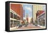 Fourth Street, Winston-Salem, North Carolina-null-Framed Stretched Canvas