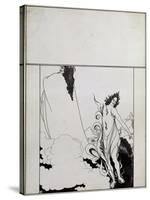 Fourth Tableau of Das Rheingold, (Cover Design for Savoy No. 6)-Aubrey Beardsley-Stretched Canvas