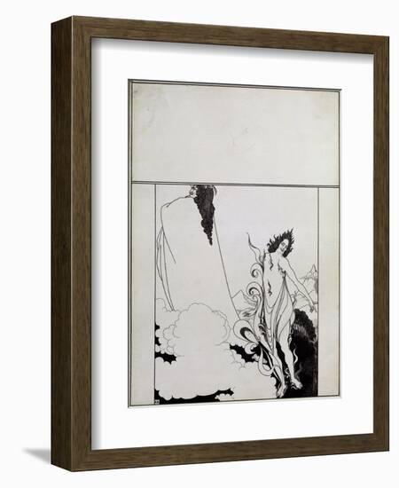 Fourth Tableau of Das Rheingold, (Cover Design for Savoy No. 6)-Aubrey Beardsley-Framed Giclee Print