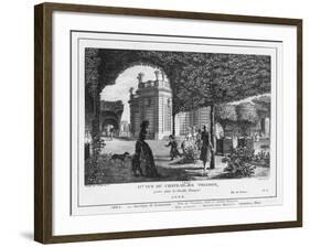 Fourth View of Trianon, Taken in the French Garden, Engraved by Francois Denis Nee (1732-1817)-Louis-Nicolas de Lespinasse-Framed Giclee Print