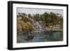 Fowey, Bodinnick Ferry-Alfred Robert Quinton-Framed Giclee Print