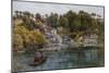 Fowey, Bodinnick Ferry-Alfred Robert Quinton-Mounted Giclee Print