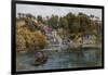 Fowey, Bodinnick Ferry-Alfred Robert Quinton-Framed Giclee Print