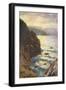 Fowey, Cornwall 1910-EW Haslehust-Framed Art Print