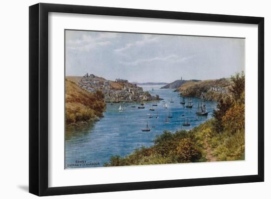 Fowey, Entrance to Harbour-Alfred Robert Quinton-Framed Giclee Print