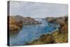 Fowey, Entrance to Harbour-Alfred Robert Quinton-Stretched Canvas
