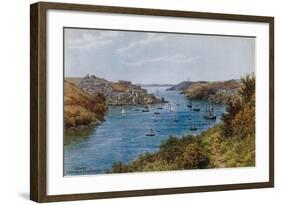 Fowey, Entrance to Harbour-Alfred Robert Quinton-Framed Giclee Print