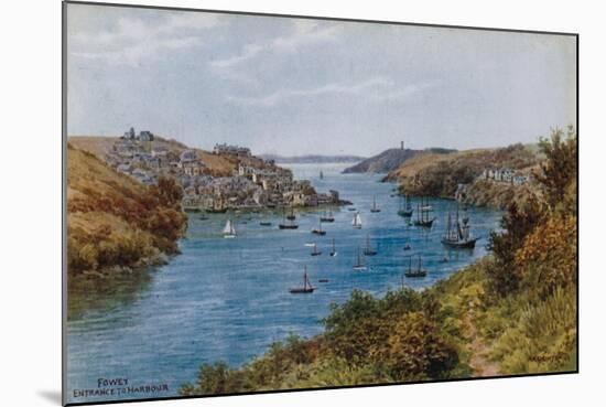 Fowey, Entrance to Harbour-Alfred Robert Quinton-Mounted Giclee Print