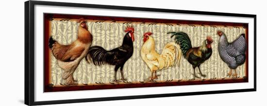 Fowl Parade-Kate Ward Thacker-Framed Premium Giclee Print