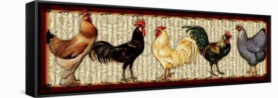 Fowl Parade-Kate Ward Thacker-Framed Stretched Canvas