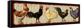 Fowl Parade-Kate Ward Thacker-Framed Stretched Canvas