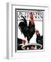 "Fowl Reflections," Country Gentleman Cover, October 27, 1923-Paul Bransom-Framed Premium Giclee Print