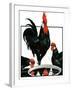 "Fowl Reflections,"October 27, 1923-Paul Bransom-Framed Giclee Print