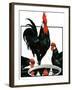 "Fowl Reflections,"October 27, 1923-Paul Bransom-Framed Giclee Print