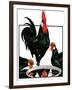 "Fowl Reflections,"October 27, 1923-Paul Bransom-Framed Giclee Print