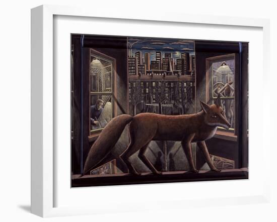 Fox, 2015-PJ Crook-Framed Giclee Print