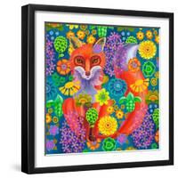 Fox, 2022, (Oil on Canvas)-Jane Tattersfield-Framed Giclee Print