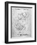 Fox 40 Coach's Whistle Patent-Cole Borders-Framed Art Print