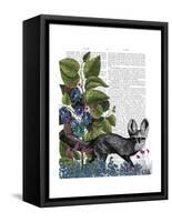 Fox and Beanstalk-Fab Funky-Framed Stretched Canvas