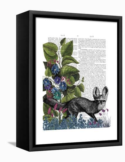 Fox and Beanstalk-Fab Funky-Framed Stretched Canvas