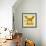 Fox and Butterfly-null-Framed Giclee Print displayed on a wall