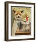 Fox and Chicken-J Hovenstine Studios-Framed Giclee Print