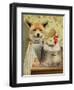 Fox and Chicken-J Hovenstine Studios-Framed Giclee Print