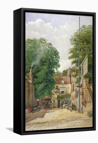 Fox and Crown Public House, Highgate, London, 1892-John Crowther-Framed Stretched Canvas