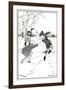 Fox and Geese - Child Life-Vera Stone-Framed Giclee Print