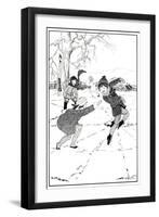 Fox and Geese - Child Life-Vera Stone-Framed Giclee Print