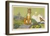 Fox And Robin-Hauman-Framed Art Print