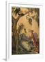 Fox and Rooster in Tree, 1919-Milo Winter-Framed Giclee Print