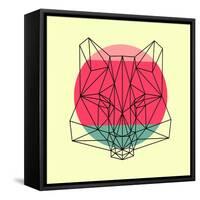 Fox and Sunset-Lisa Kroll-Framed Stretched Canvas