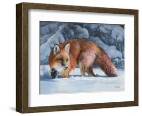 Fox at the Pines-Kevin Daniel-Framed Art Print