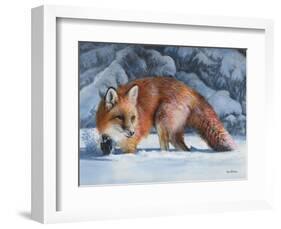 Fox at the Pines-Kevin Daniel-Framed Art Print