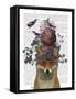 Fox Birdkeeper with Artichoke-null-Framed Stretched Canvas