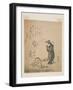 Fox Catching a Woman (Colour Woodblock Print)-Kitagawa Utamaro-Framed Giclee Print