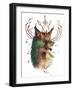 Fox Colored-JoJoesArt-Framed Giclee Print