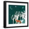 Fox Day-Claire Westwood-Framed Art Print